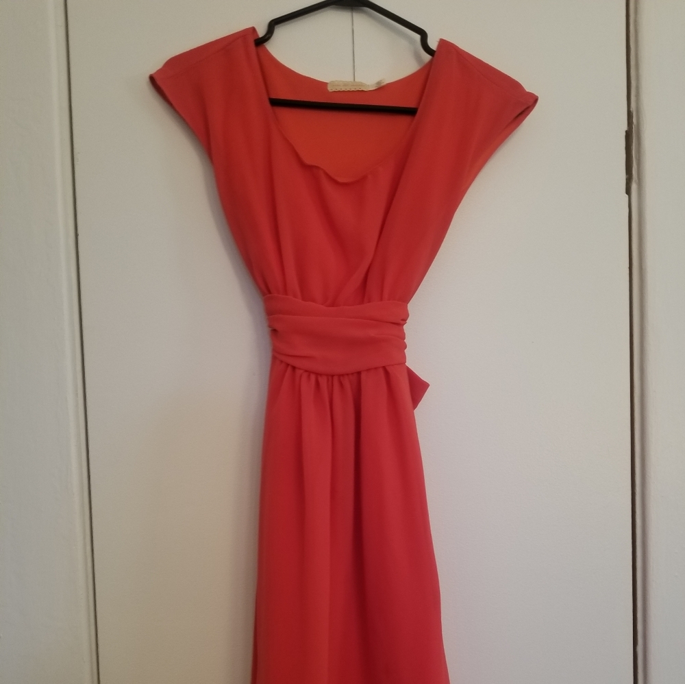 Coral Summery Dress 🌺